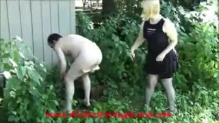 Stinging Nettles Humbler CBT Gardening FemDom Public BDSM
